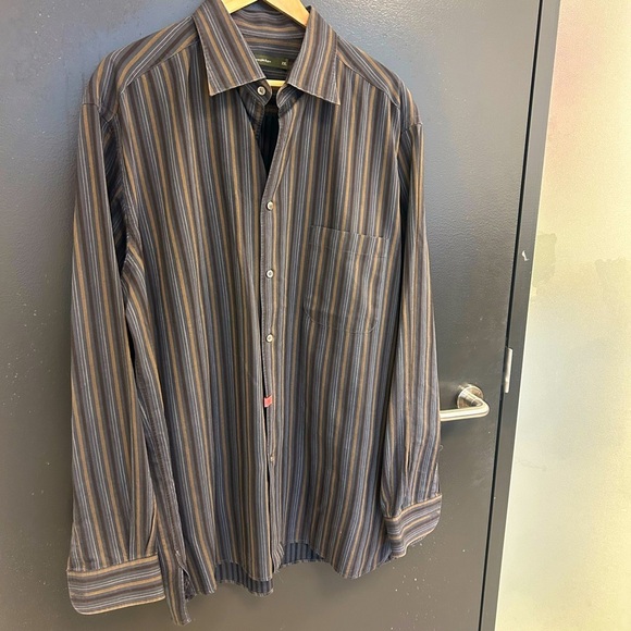 Zegna XXL dress shirt just dry cleaned in great condition - Picture 2 of 11